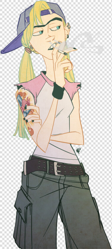 “ Took A Break From Commissions With A Punk Teen Helga   Punk Hey Arnold Helga  HD Png DownloadTransparent PNG