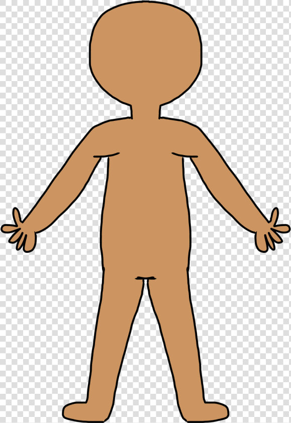 Images For Body Parts Clipart For Kids   Boy No Clothes Clipart  HD Png DownloadTransparent PNG