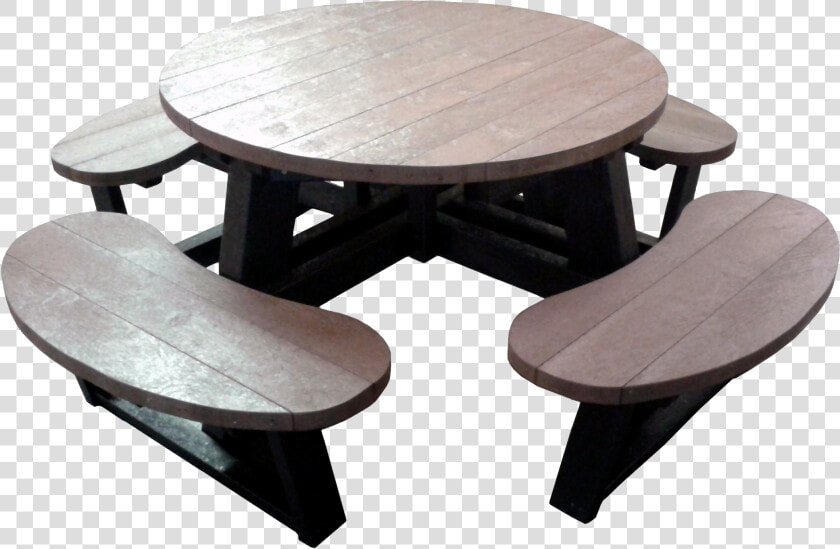 Round Large Picnic Table   Picnic Table  HD Png DownloadTransparent PNG