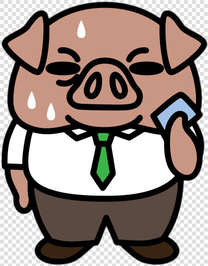 Aggretsuko Character Director Ton The Pig   Director Ton Aggretsuko  HD Png DownloadTransparent PNG