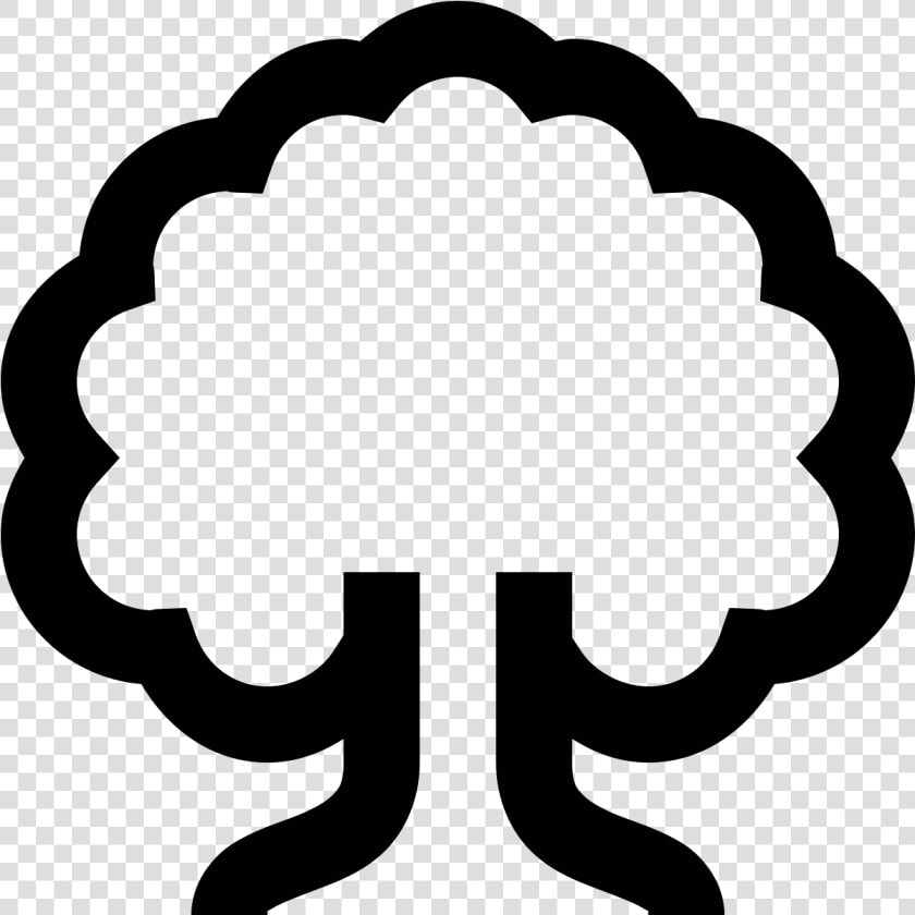 Oak Tree Icon Tree   Tree Icon Black And White  HD Png DownloadTransparent PNG