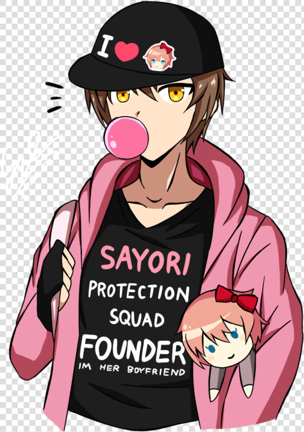 Http     i   4cdn   Org vg 1511152633537 Randal   Doki   Ddlc Sayori Protection Squad  HD Png DownloadTransparent PNG