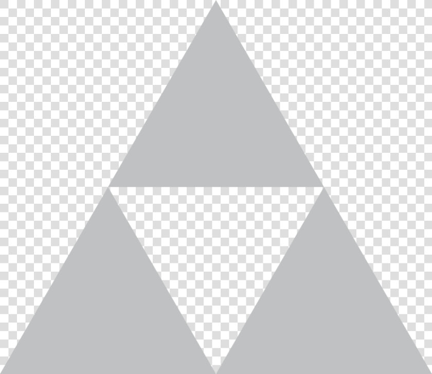 Triforce Png White Collection Of Free Transparent   Gray Triforce Png  Png DownloadTransparent PNG