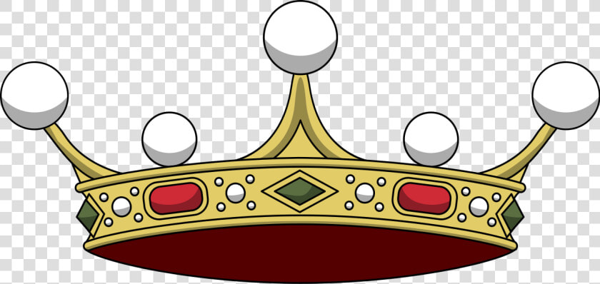 File Of Italian Viscount Corona Normale Svg   Prince Crown Transparent Cartoon  HD Png DownloadTransparent PNG