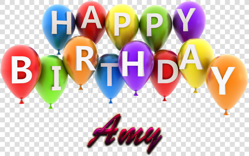 Amy Happy Birthday Balloons Name Png   Happy Birthday Amy Balloons  Transparent PngTransparent PNG