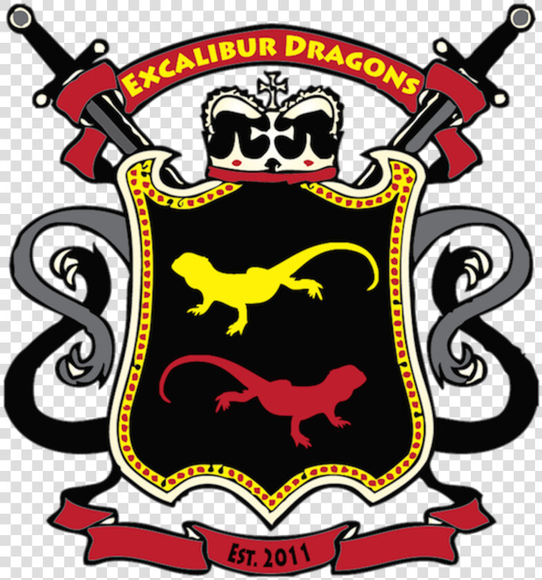 Excalibur Dagons Logo   Bearded Dragon Birth Certificate  HD Png DownloadTransparent PNG