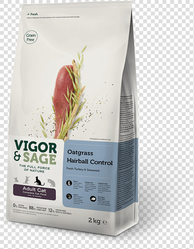 Vigor Sage Oatgrass Hairball Control Cat   Vigor  amp  Sage  HD Png DownloadTransparent PNG