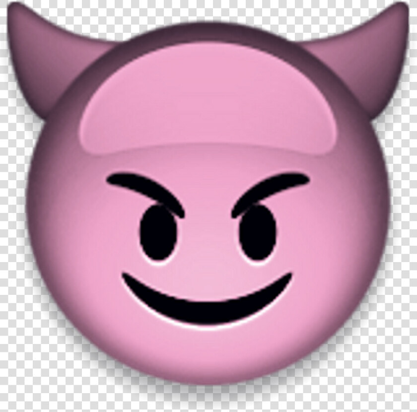 Emoji Emojis Devil Grunge Pink Freetoedit   Transparent Background Devil Emoji  HD Png DownloadTransparent PNG