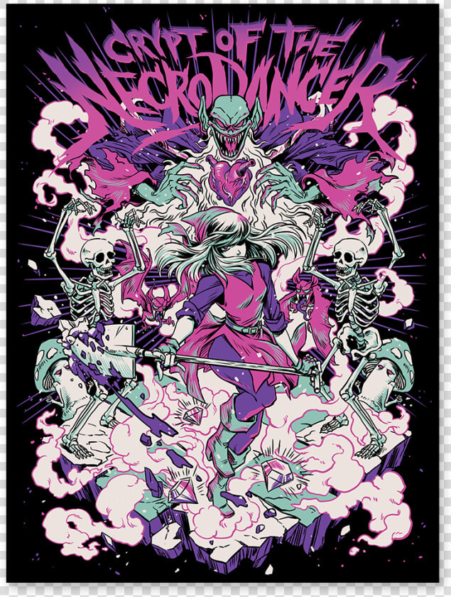 Crypt Of The Necrodancer Poster  HD Png DownloadTransparent PNG