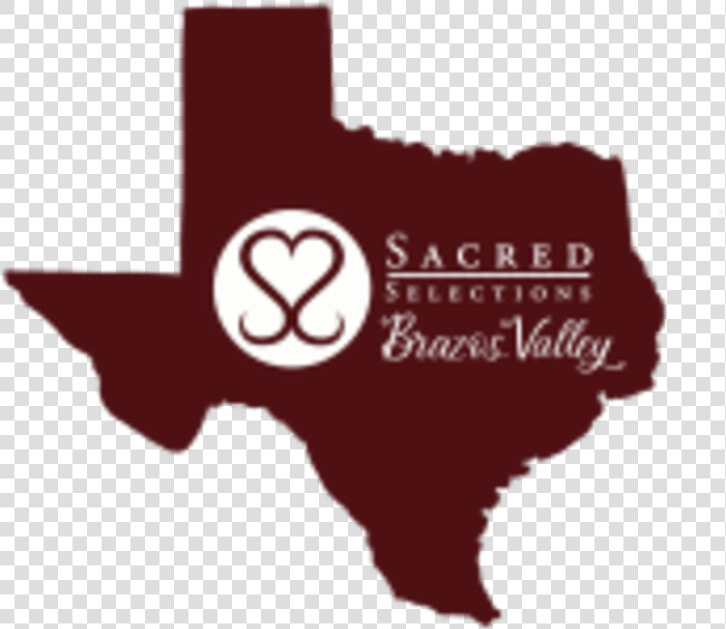 Sacred Selections Brazos Valley 1mile And 5k Run For   Texas Map  HD Png DownloadTransparent PNG