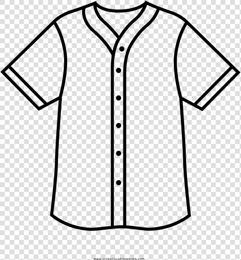 Baseball Jersey Coloring Page   Black Outline Black Color Simple Image Maltese Cross  HD Png DownloadTransparent PNG