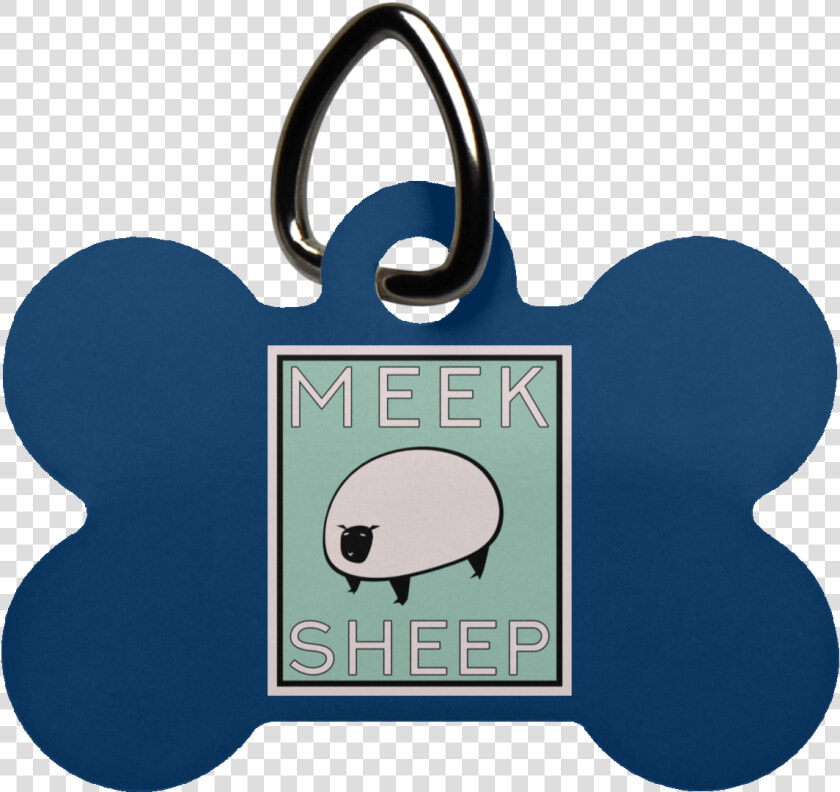 Vintage Meek Sheep Dog Bone Pet Tag   Bone Shaped Dog Tag Png  Transparent PngTransparent PNG