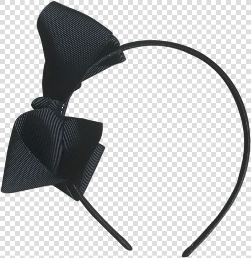 Image Of Raven Bow Headband   Black Headband With Bow Png  Transparent PngTransparent PNG