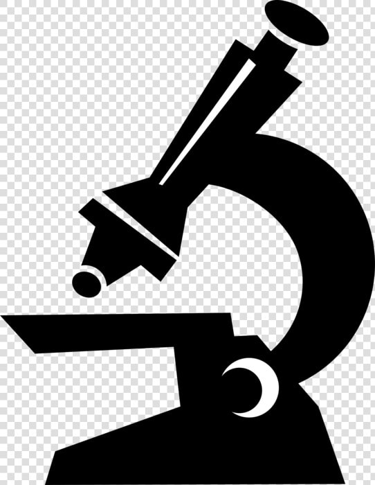 Vector Illustration Of Microscope Instrument Sees Objects   Microscope  HD Png DownloadTransparent PNG