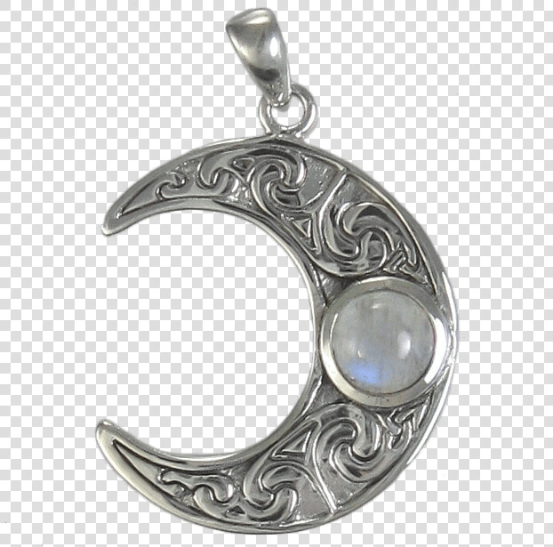 Moon Pendant With Moonstone  HD Png DownloadTransparent PNG