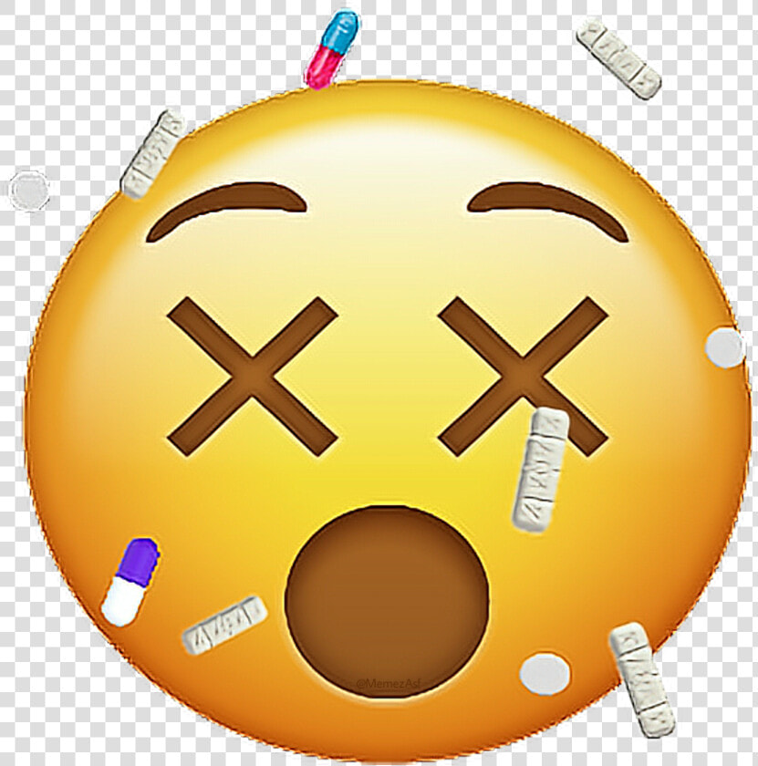 Emojisticker Xans Pills Supreme   Whatsapp Emoji  HD Png DownloadTransparent PNG