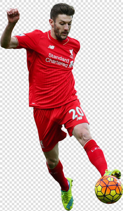 Adam Lallana Football Render   Liverpool Football Player Png  Transparent PngTransparent PNG