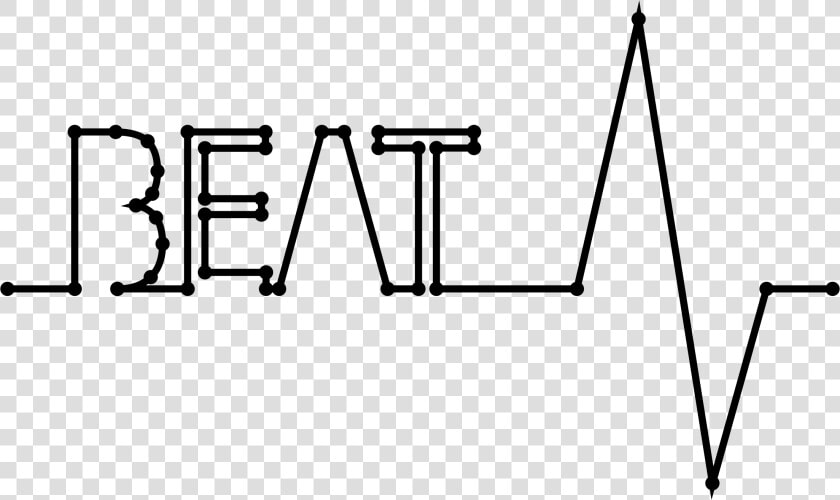 Heartbeat Clipart Music Beat   Beat En Png  Transparent PngTransparent PNG