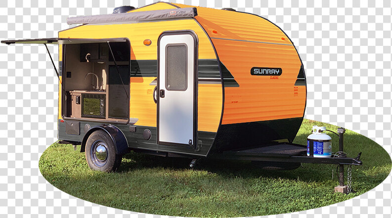 Sunray 139 Orange   Travel Trailer  HD Png DownloadTransparent PNG