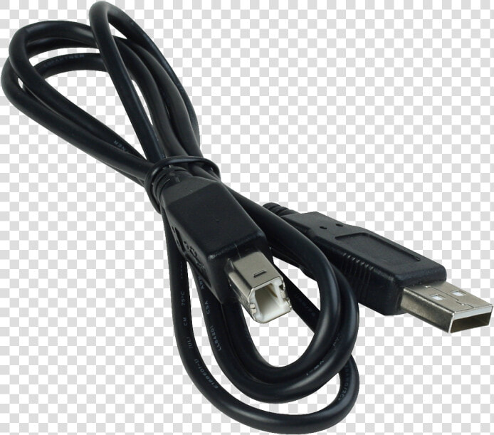 Cable Transparent Computer   Cable Usb A To B  HD Png DownloadTransparent PNG