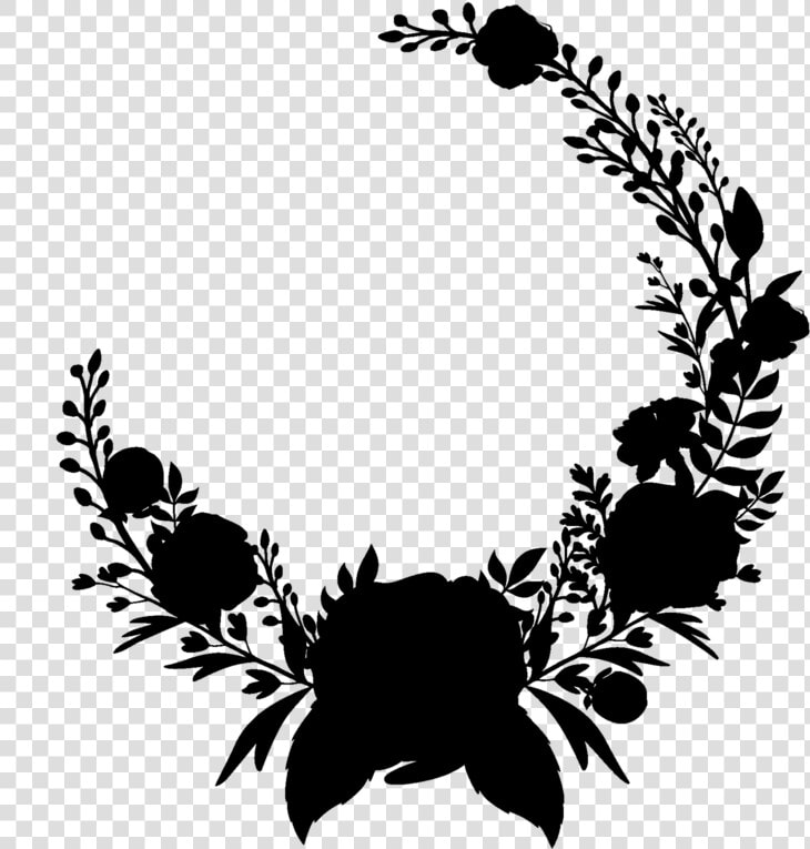 Clip Art Flower Pattern Silhouette Leaf   Siluet Bunga Png  Transparent PngTransparent PNG