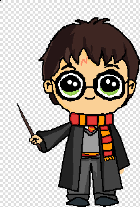 Transparent Harry Potter Wand Clipart   Kawaii Harry Potter Drawings  HD Png DownloadTransparent PNG