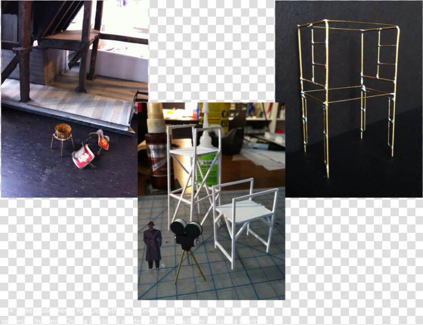 Set Design Models 1 4 Pieces Built For Dan Ostling   Folding Chair  HD Png DownloadTransparent PNG