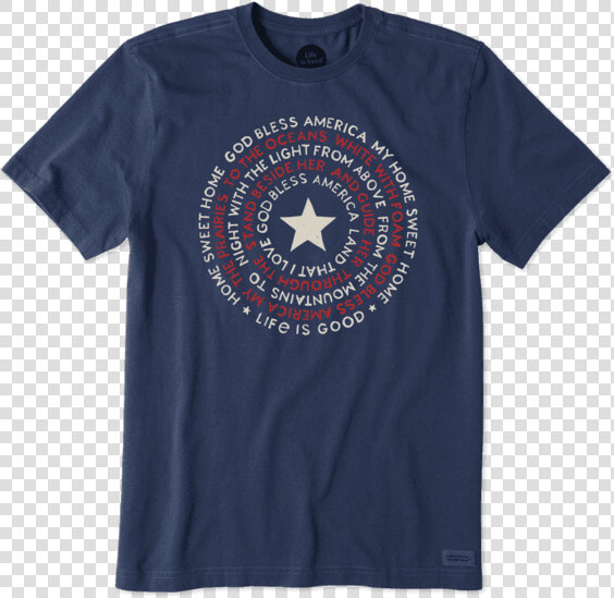 Men S God Bless America Crusher Tee   Active Shirt  HD Png DownloadTransparent PNG