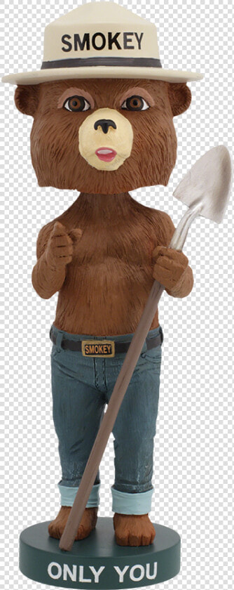 Smokey Bear Bobblehead   Figurine  HD Png DownloadTransparent PNG