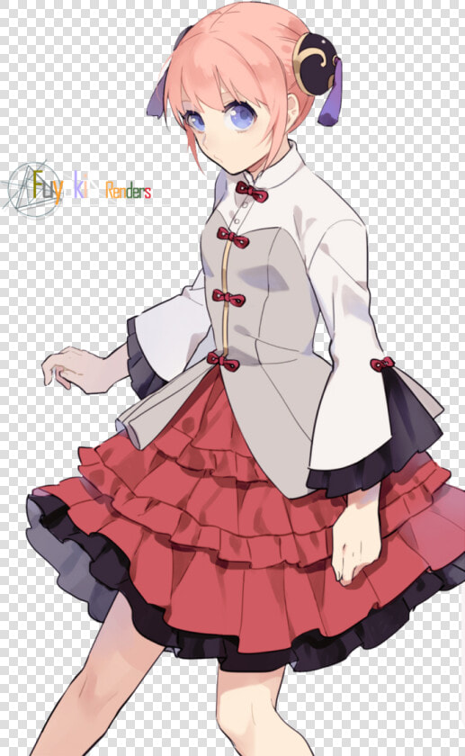 Kagura Gintama Maid Fanart   Png Download   Kagura Gintama Maid Fanart  Transparent PngTransparent PNG