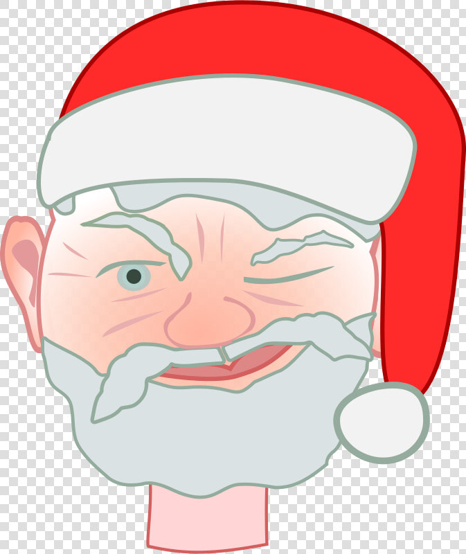 Transparent Santa Beard Clipart   Face De Père Noel Png  Png DownloadTransparent PNG