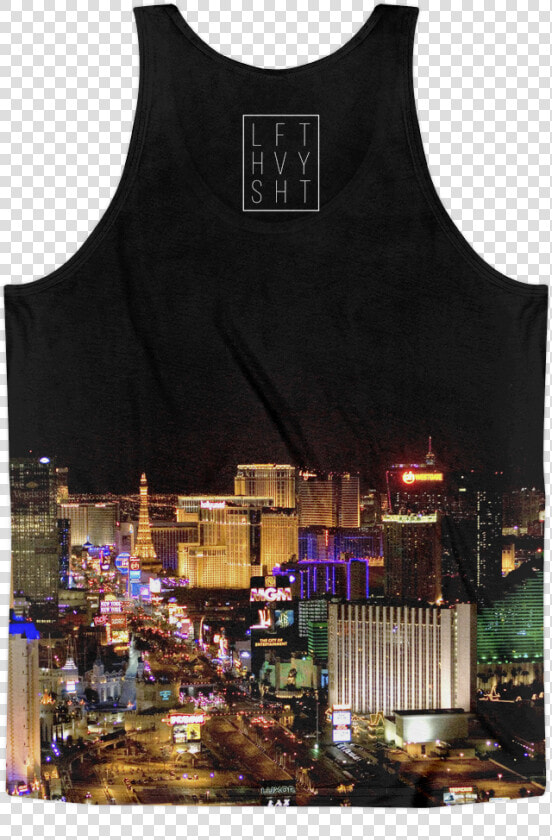 Las Vegas Skyline Men S Tank Top   House Of Blues Foundation Room  HD Png DownloadTransparent PNG