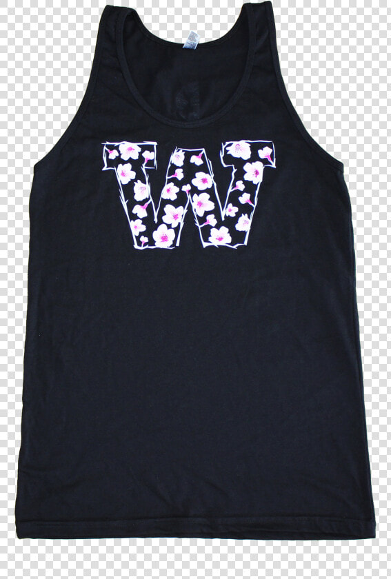 Image Of Cherry Blossom Tank Black   Active Tank  HD Png DownloadTransparent PNG