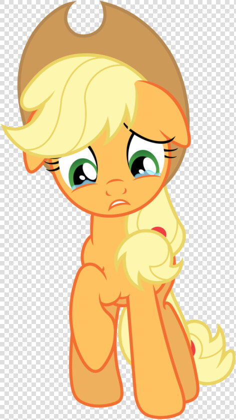 Sad Applejack By Stabzor d5oxg8d   My Little Pony Applejack Sad  HD Png DownloadTransparent PNG