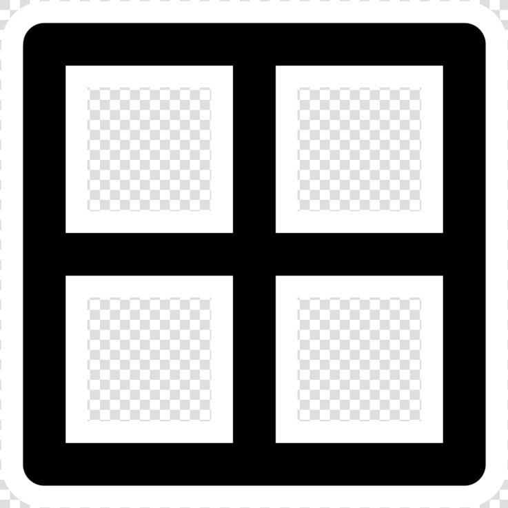 Square angle symmetry   4 Square White Icon  HD Png DownloadTransparent PNG