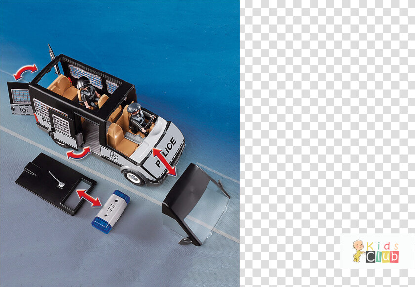 Previous Next   Playmobil 6043   City Action   Police   Playmobil Police Van 6043  HD Png DownloadTransparent PNG