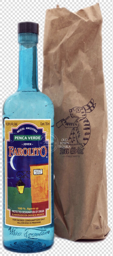 Farolito Penca Verde Joven Mezcal 750ml   Mirto  HD Png DownloadTransparent PNG