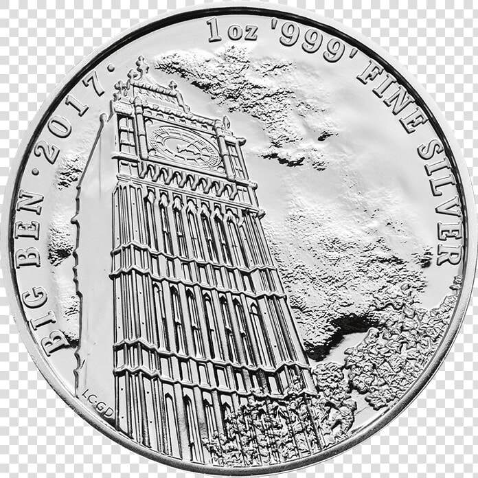 Landmarks Of Britain 2017 Big Ben 1 Oz Silver Coin   Landmarks Of Britain Silver Coin  HD Png DownloadTransparent PNG