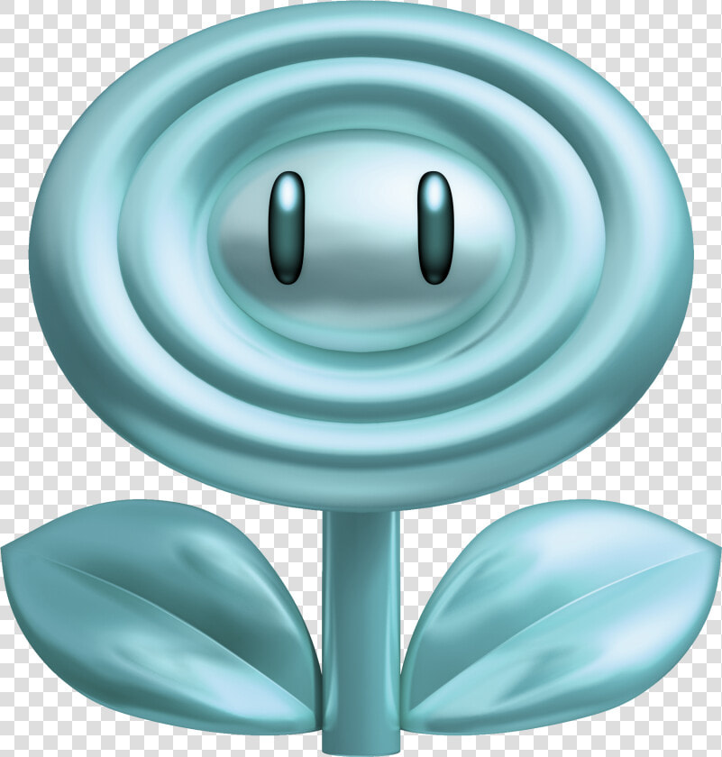 Silver Flower Artwork   Mario Power Ups Flowers  HD Png DownloadTransparent PNG