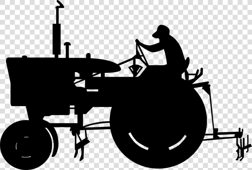 John Deere Tractor Agriculture Black And White Clip   Agriculture Black And White Art  HD Png DownloadTransparent PNG