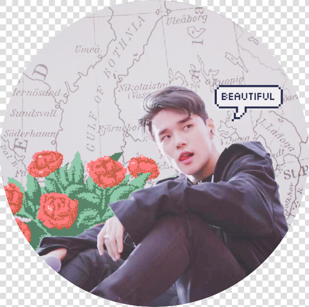  korean  dean  deanedit  kpop  kpopedit  koreanhiphop   Floral Design  HD Png DownloadTransparent PNG