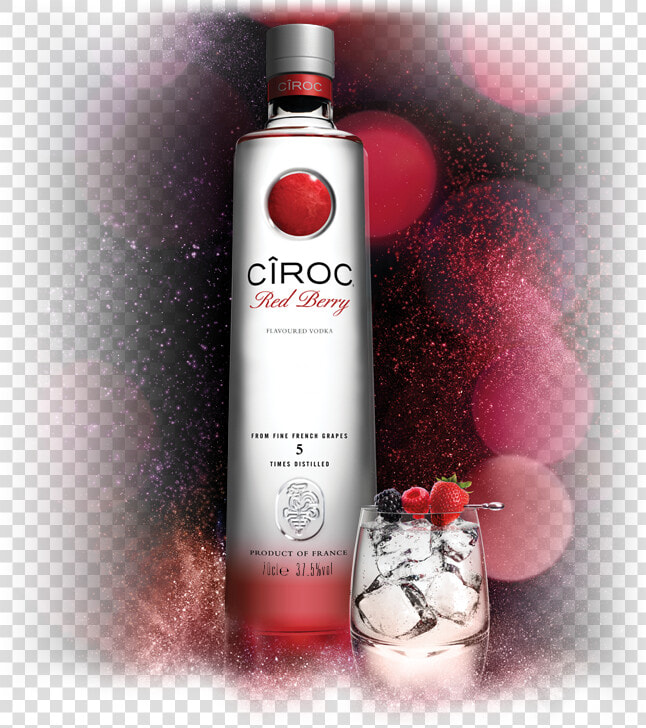 Ciroc Red Berry Flavoured Vodka   Png Download  Transparent PngTransparent PNG