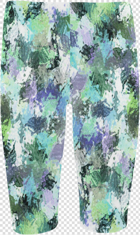 Green Paint Splatter Hestia Cropped Leggings  HD Png DownloadTransparent PNG