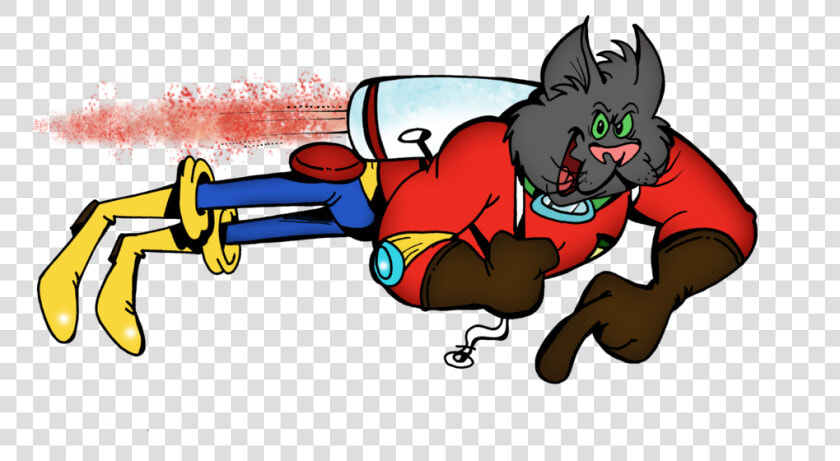 Ac Rocket pack By Granitoons   Cartoon  HD Png DownloadTransparent PNG