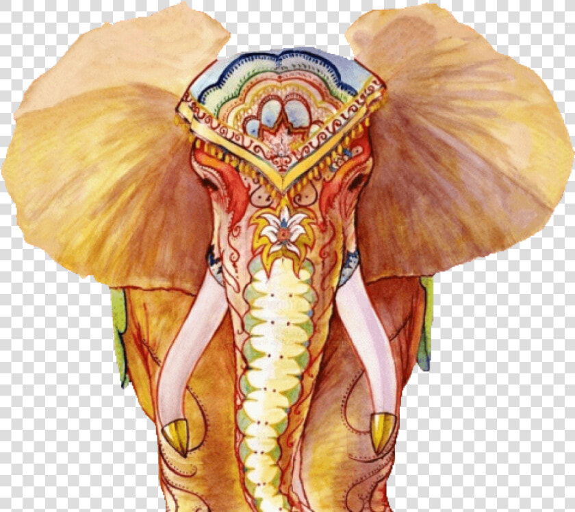 Transparent Elephant Drawing Png   Indian Elephant Ceremonial Dress  Png DownloadTransparent PNG