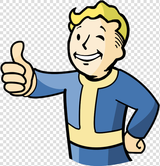 Fallout Thumbs Up Png   Vault Boy Skeleton  Transparent PngTransparent PNG