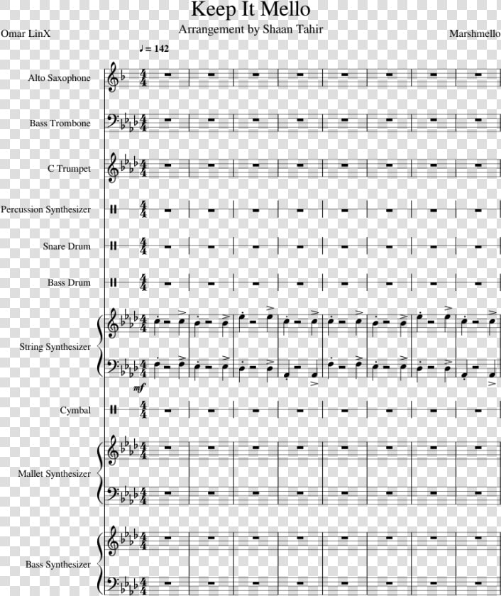 Keep It Mello Sheet Music Composed By Marshmello   Everlasting Love Love Affair Sheet Music  HD Png DownloadTransparent PNG