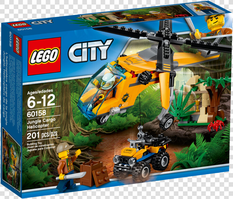 Lego City Jungle Cargo Helicopter  HD Png DownloadTransparent PNG