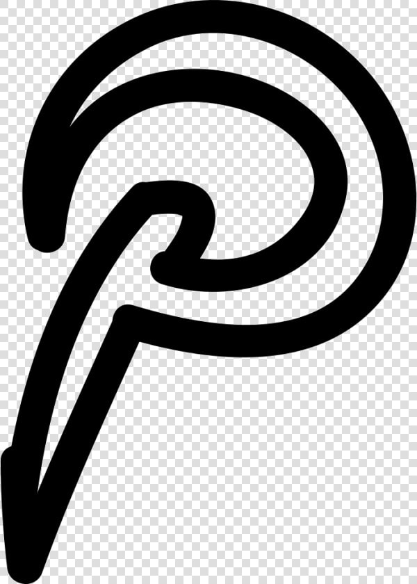 Temporary Pinterest Hand Drawn Logo Svg Png Icon Free   Icon  Transparent PngTransparent PNG