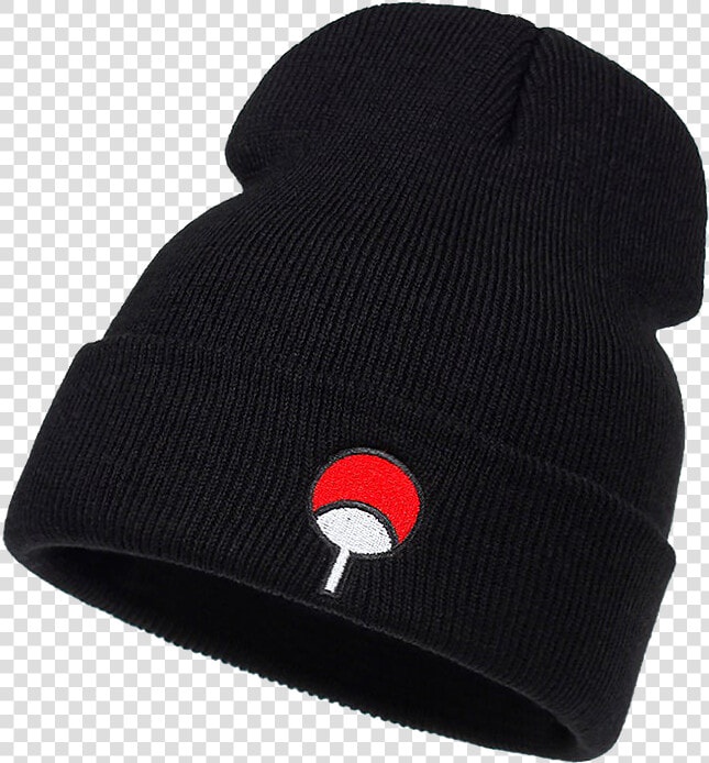 Image Of Black Uchiha Crest Beanie   Uchiha  HD Png DownloadTransparent PNG